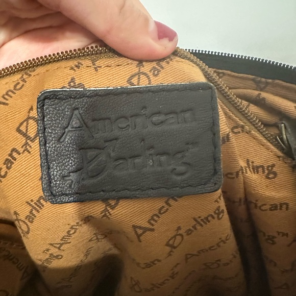 American Darling Southwest Pattern Crossbody Bag - Brown and Black - Picture 4 of 4